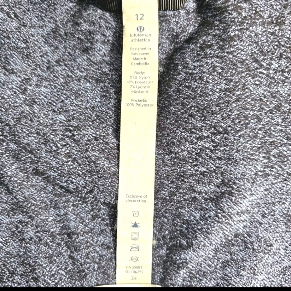 LULULEMON Women's Sz 12 Blue Pick Up the Pace Long Sleeve Hoodie Longsleeve Top - Picture 11 of 11